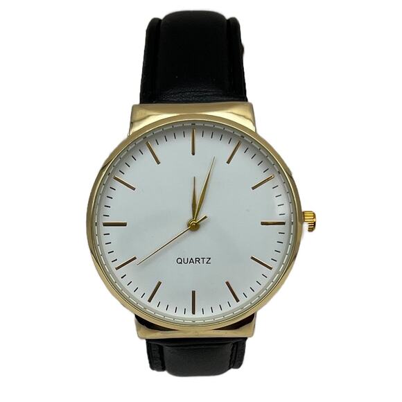 Fashion Jewelry Quartz Stainless Steel Water Resistant Watch in Black - Picture 1 of 6